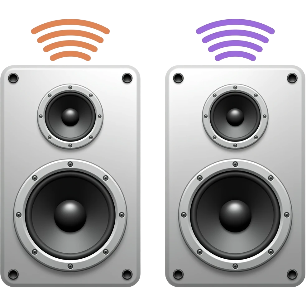 loud bass playing from speaker emoji