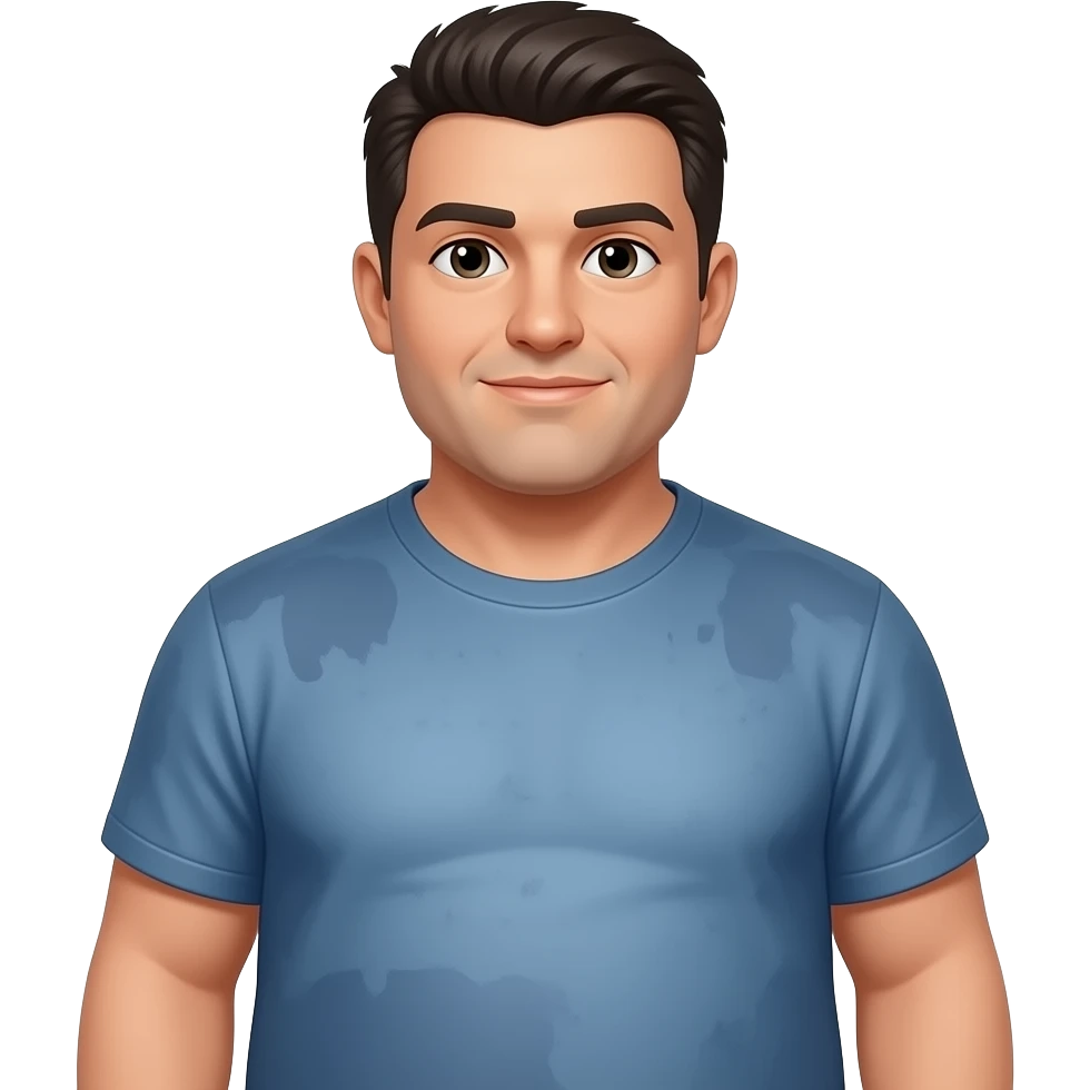 hazme un personaje de pies i cuerpo que se llame Will i que sea gordo peró no muy gordo un poco feo emoji