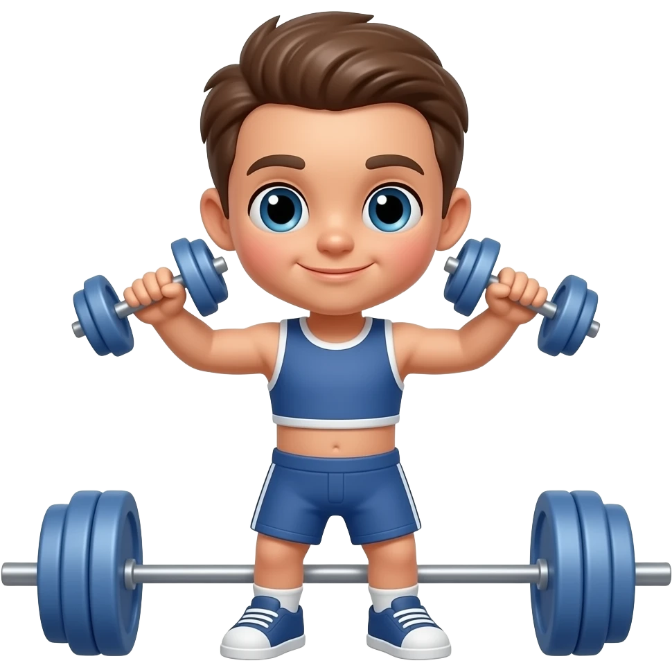 Bonequinha malhando emoji