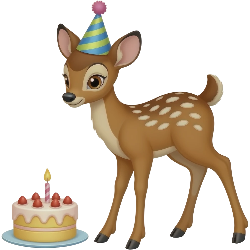 bambi birthday emoji
