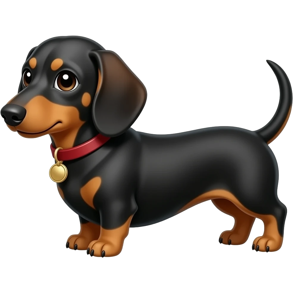 a daschund emoji