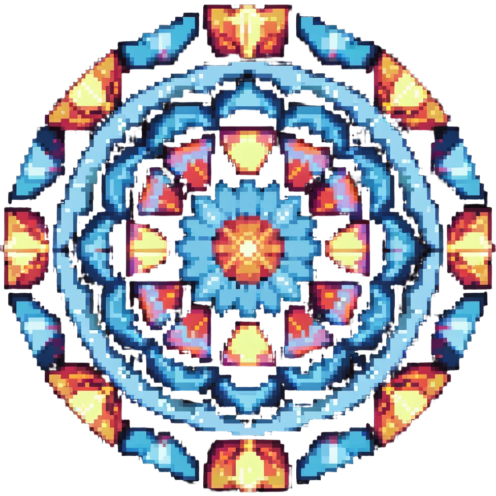 kaleidoscope effect emoji