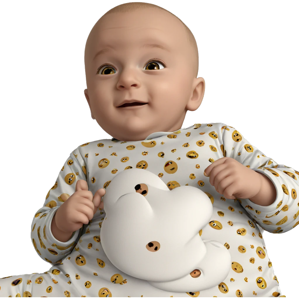 bald boy in pajamas emoji