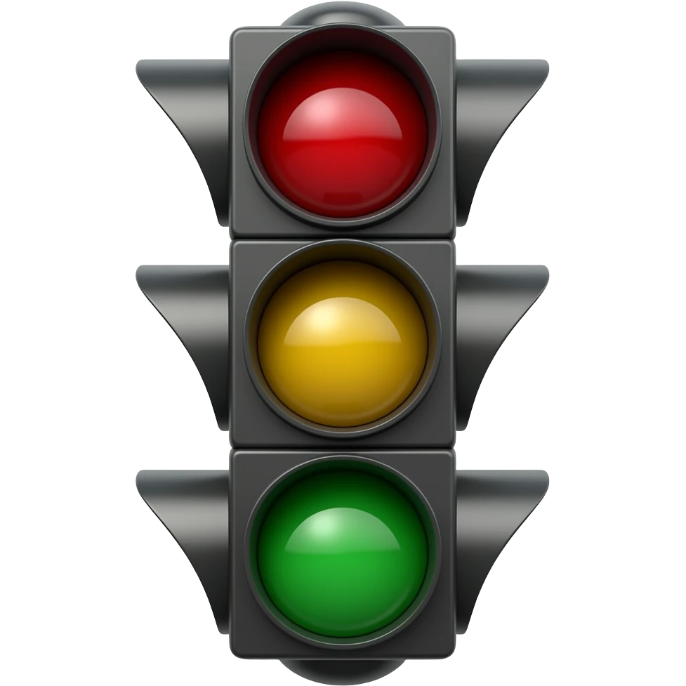 Traffic light emoji