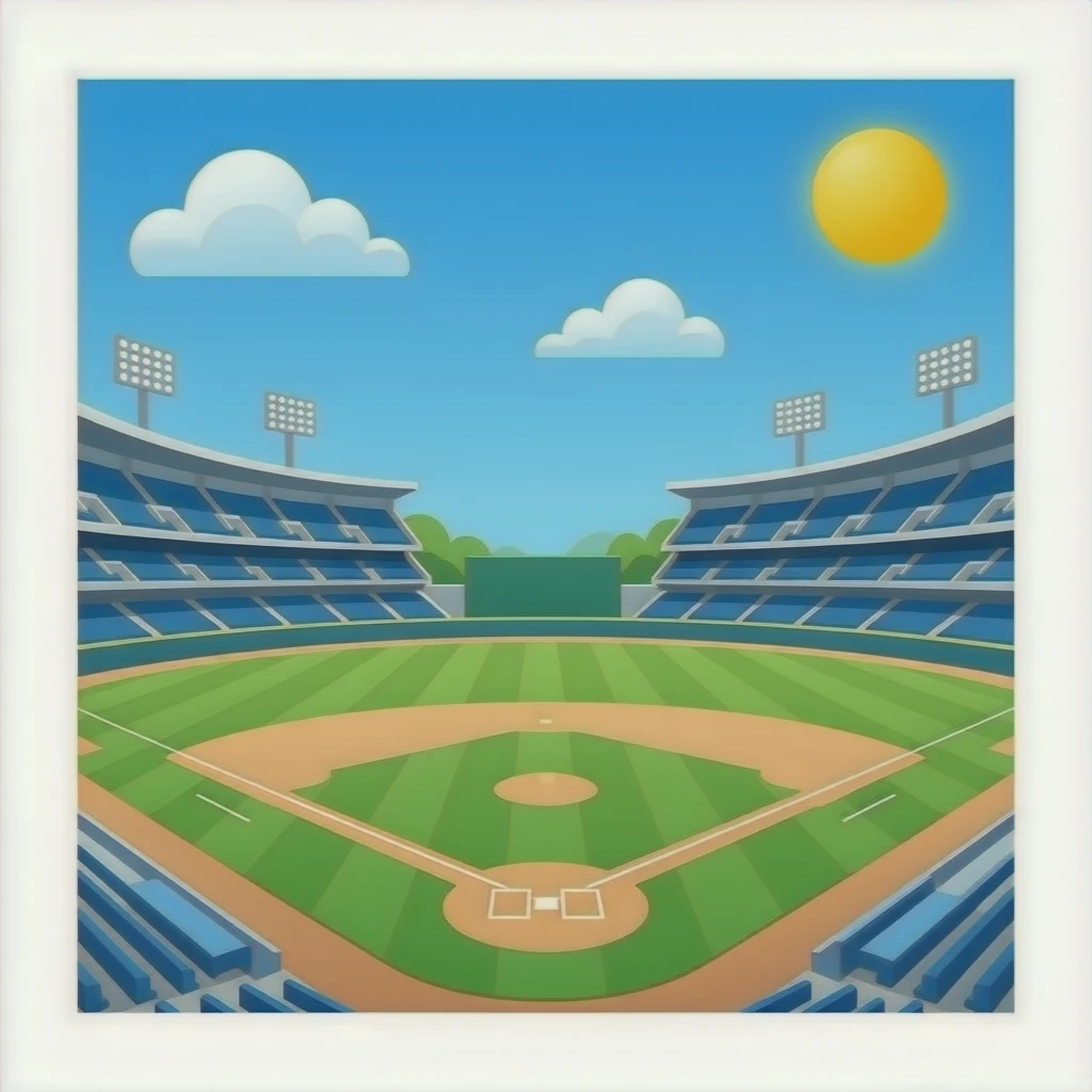 Baseball stadium emoji
