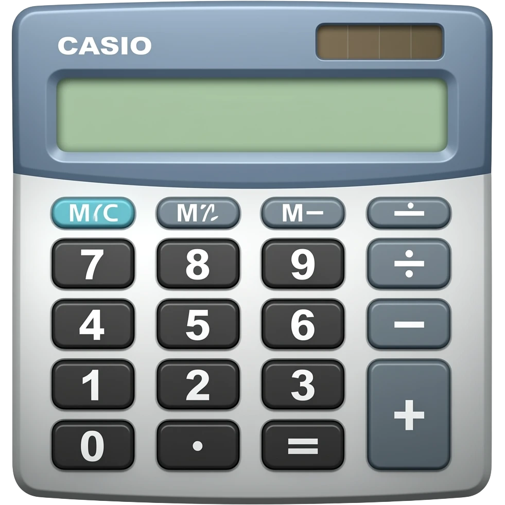 Casio calculator emoji