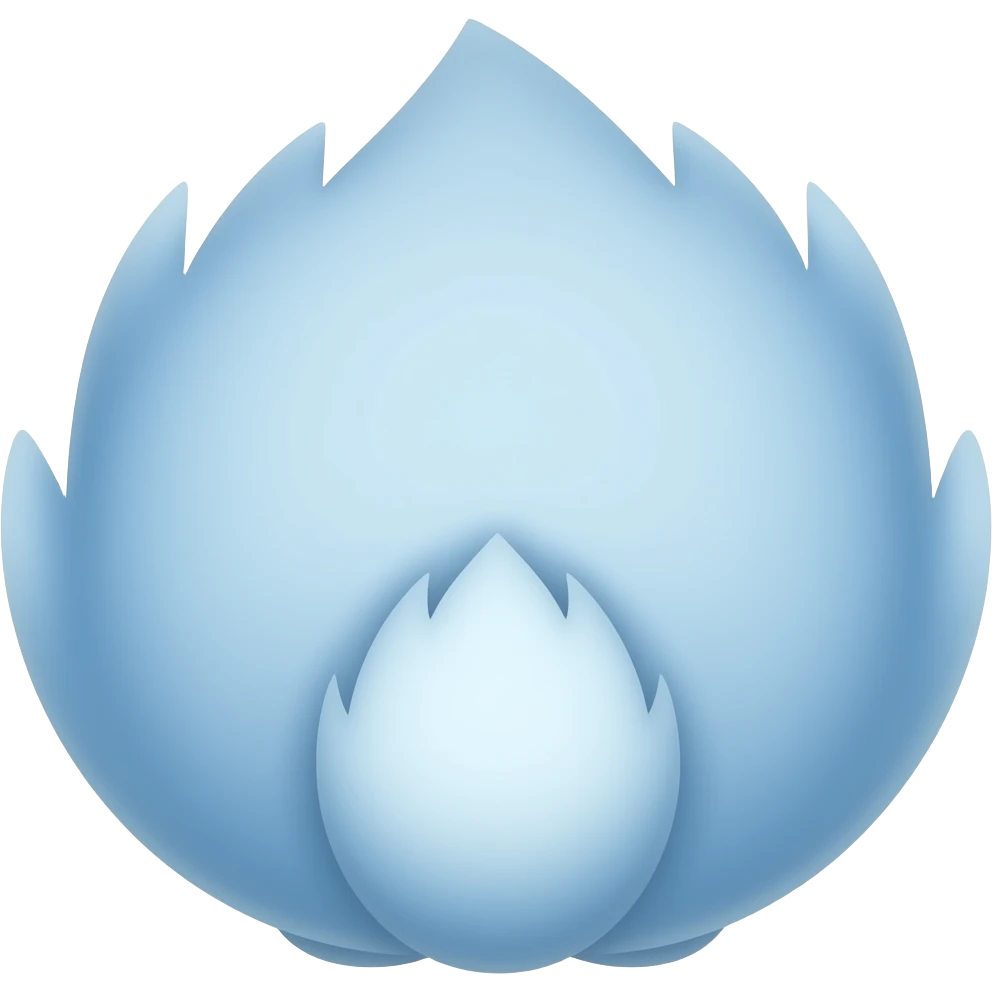 Blue Rabbit tail emoji