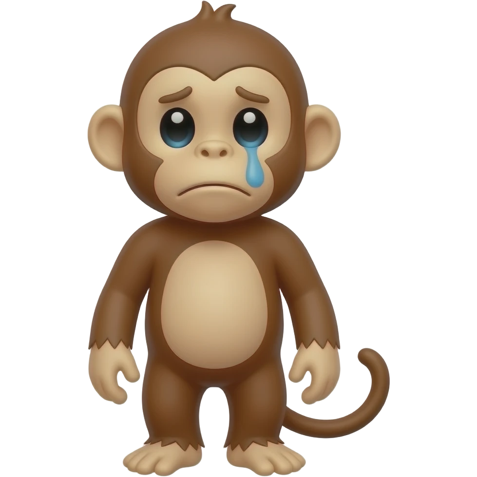 sad monkey emoji