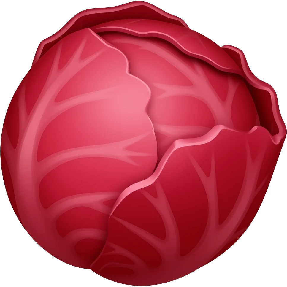 Red cabbage ikon emoji