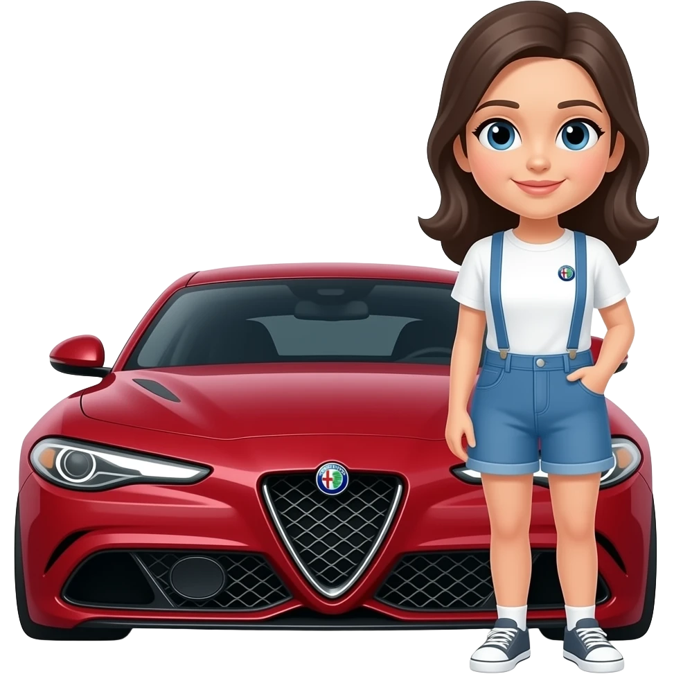 Alfa Romeo Giulia Girl emoji