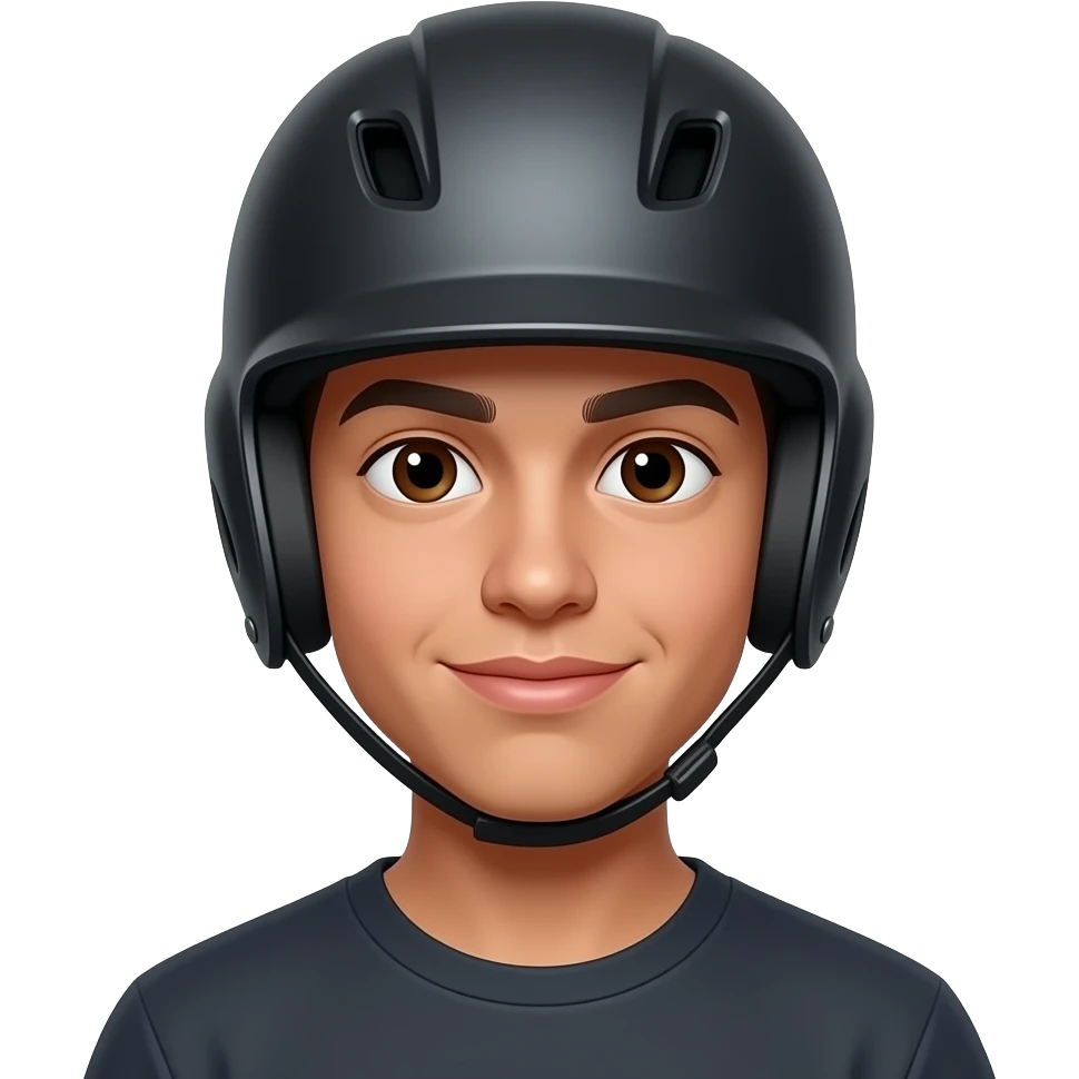 hispanic, 15 yrs, and helmet looking haircut emoji