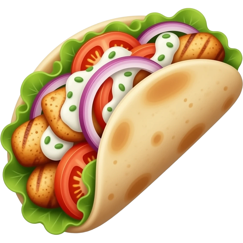 chicken gyros emoji