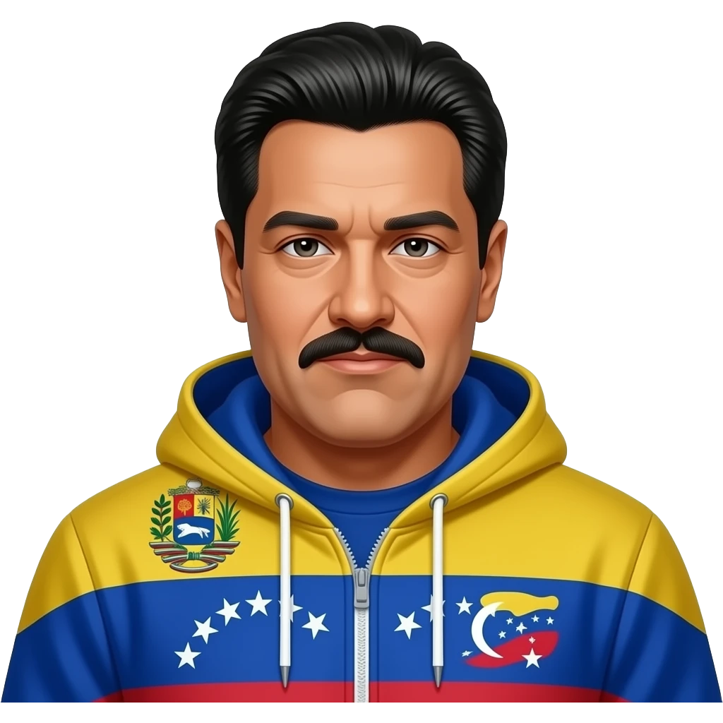nicolas maduro con chandal tech emoji