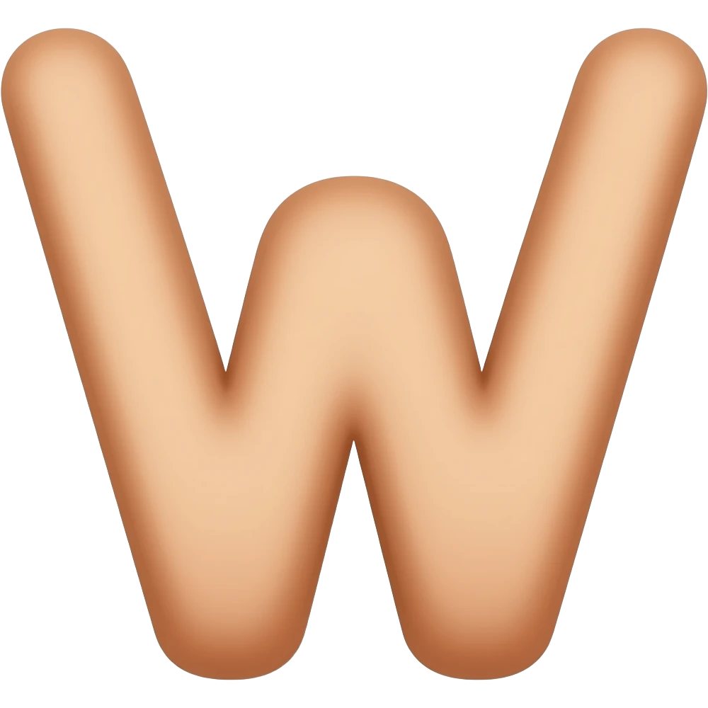 west side (w with midle fingers) emoji