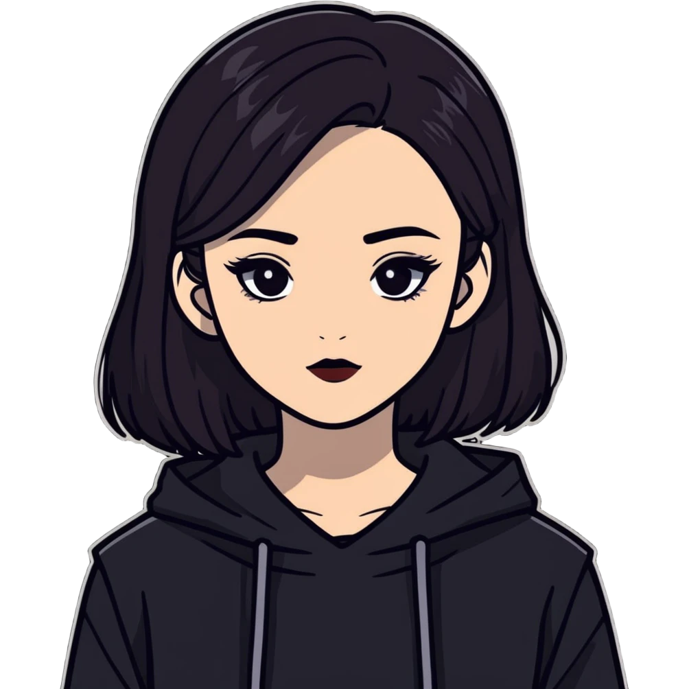 Emo girl emoji