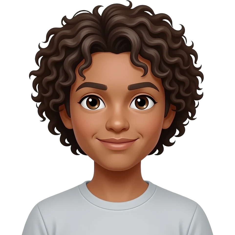 Cabello rizado emoji