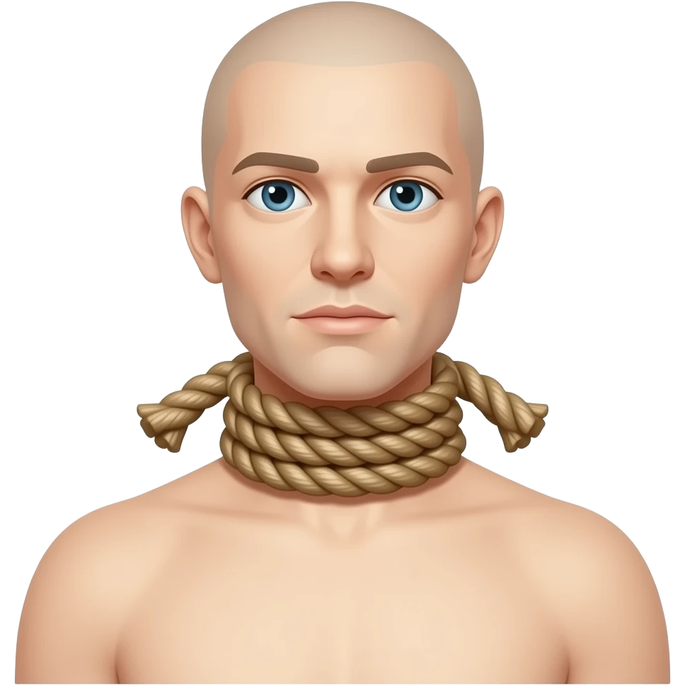 Fan ceiling and rope human sucide neck rope emoji