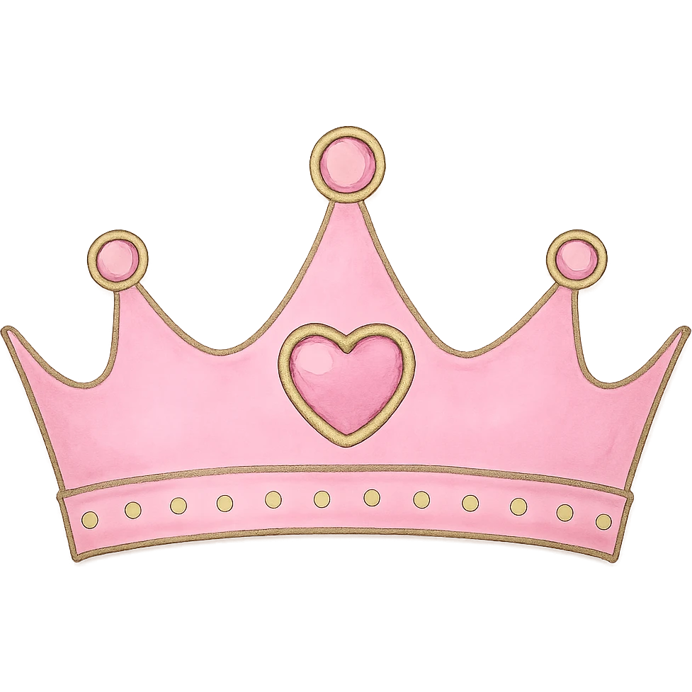 Girly crown remove background emoji