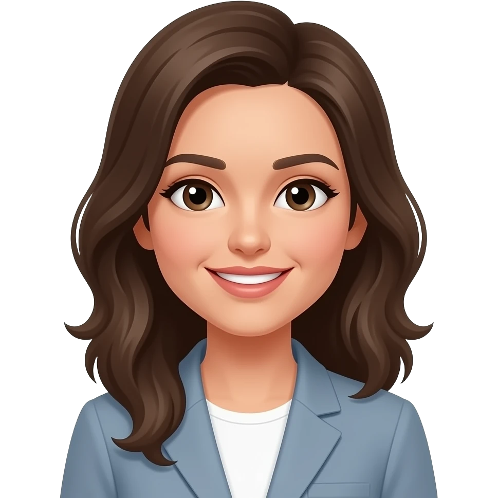 She cutely smiles on you and propose emoji