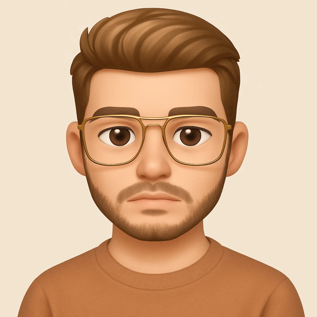 turn the second man in emoji style of the 1st image, match the facial features and clothes and pose emoji