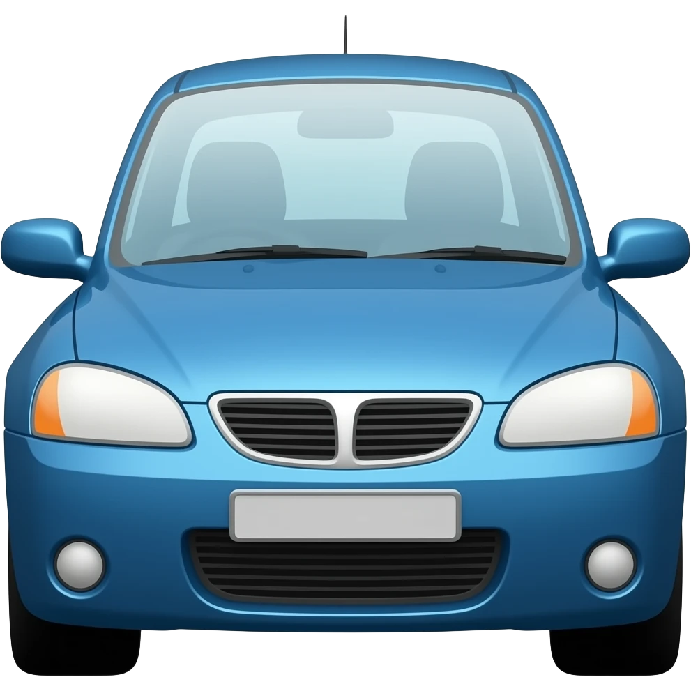 blue car emoji