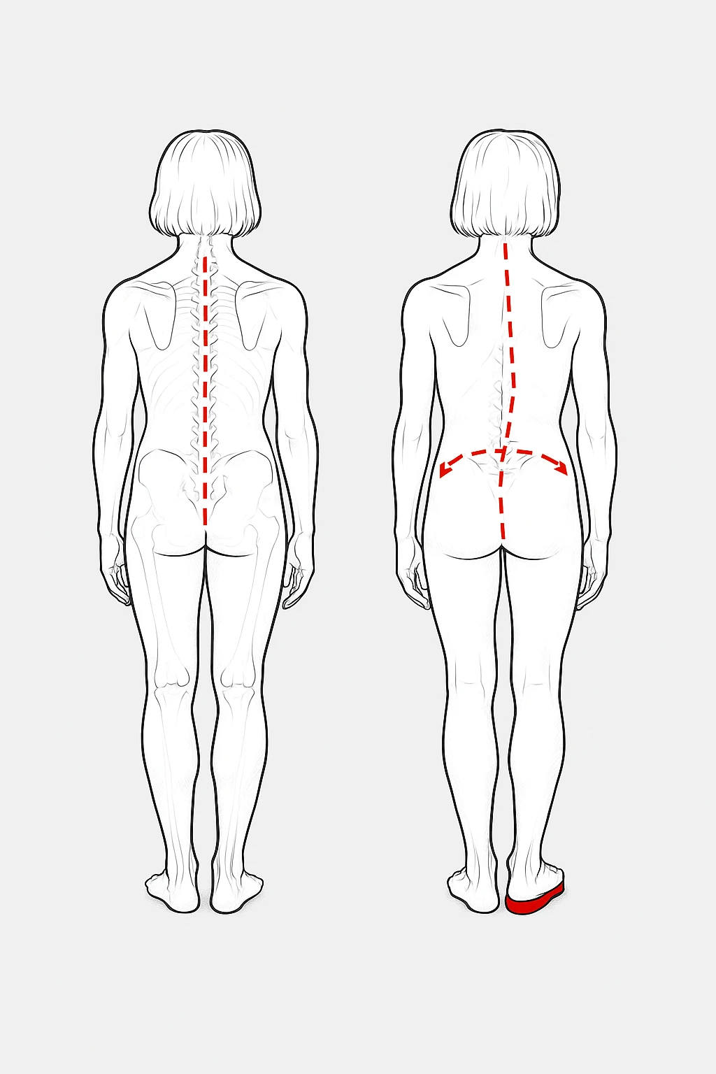 Dismetria versione anatomica emoji