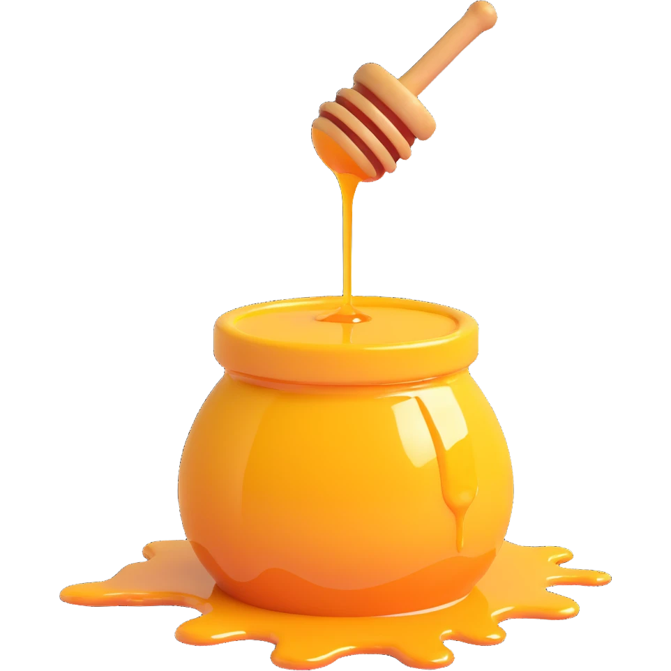honey pot dripping emoji
