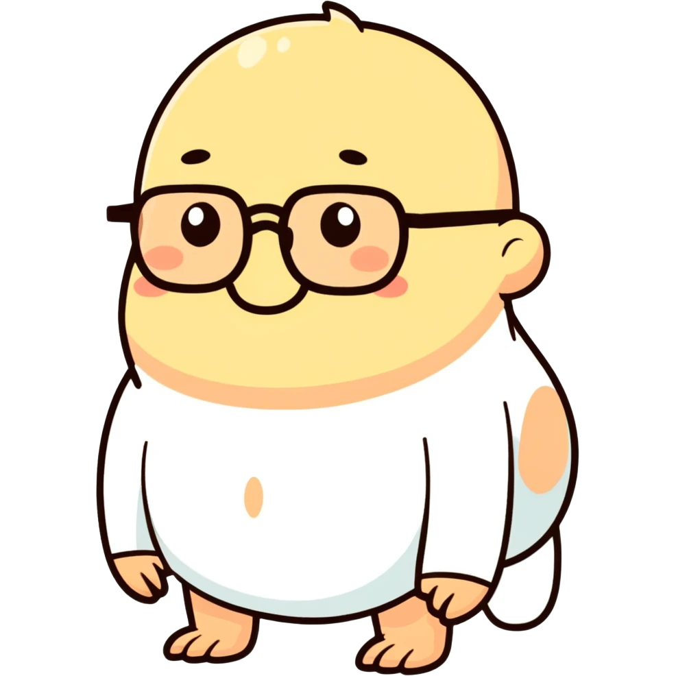 Person pooping while having mole on nose and wearing square shaped glasses emoji