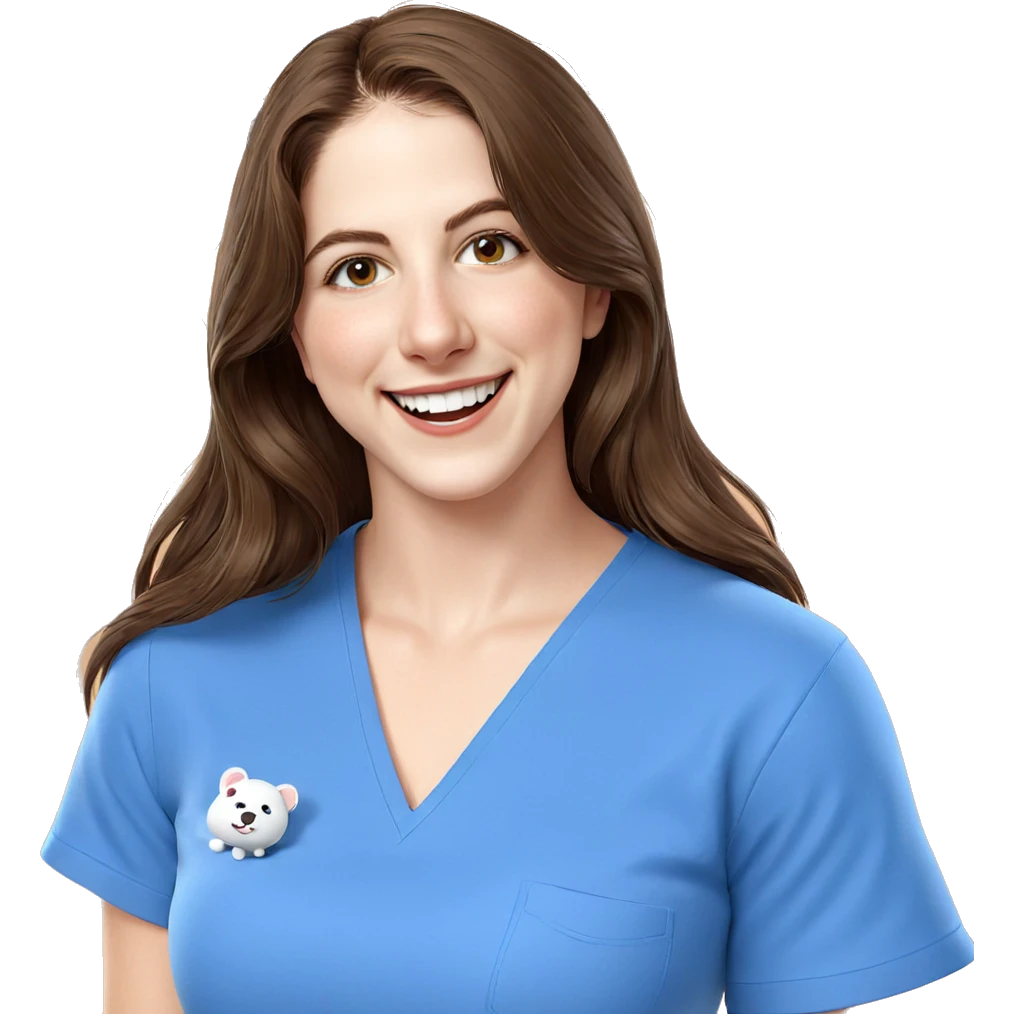 smiling girl with teddy bear emoji