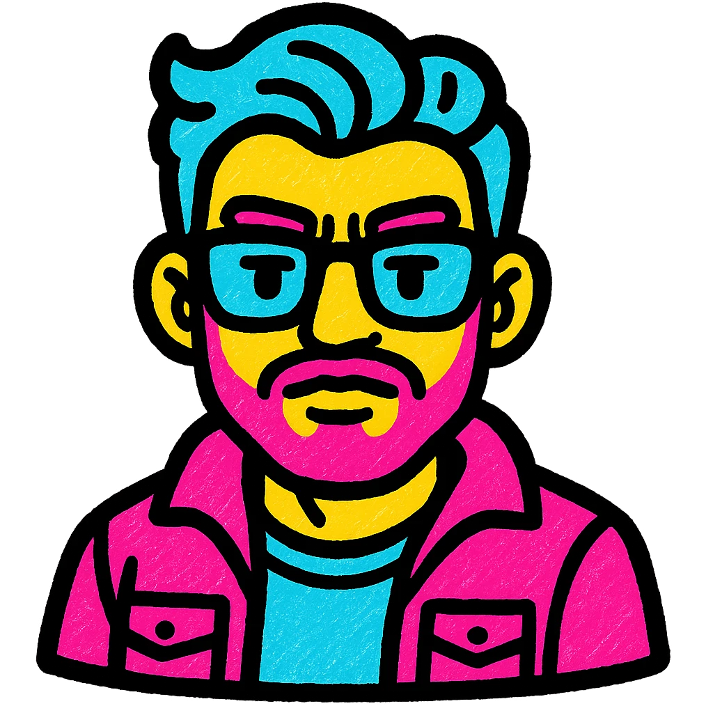 Renato Lyra from Dead by Daylight, stylized icon, bold colors, recognizable features, modern game art emoji