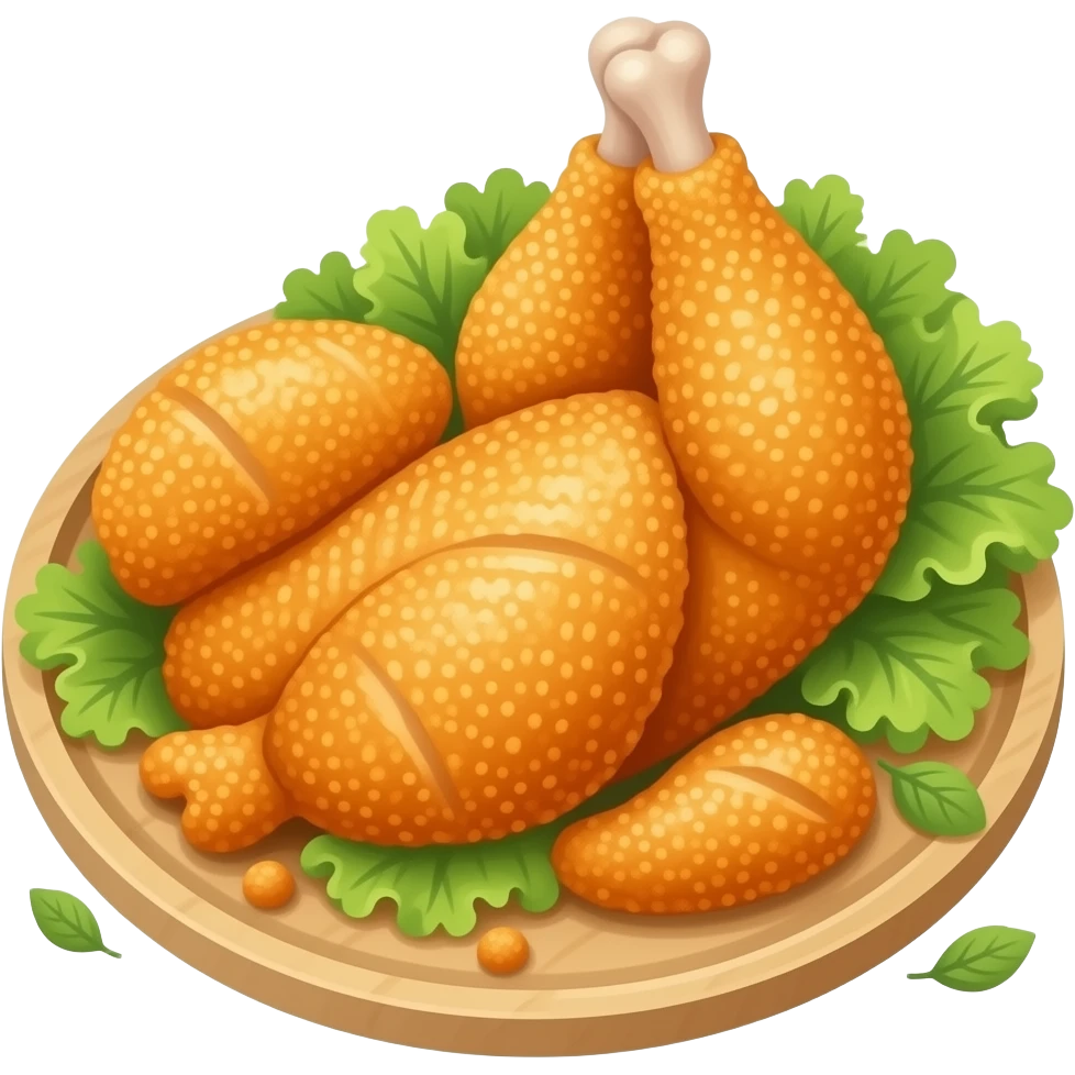 no bone chiken popers. emoji