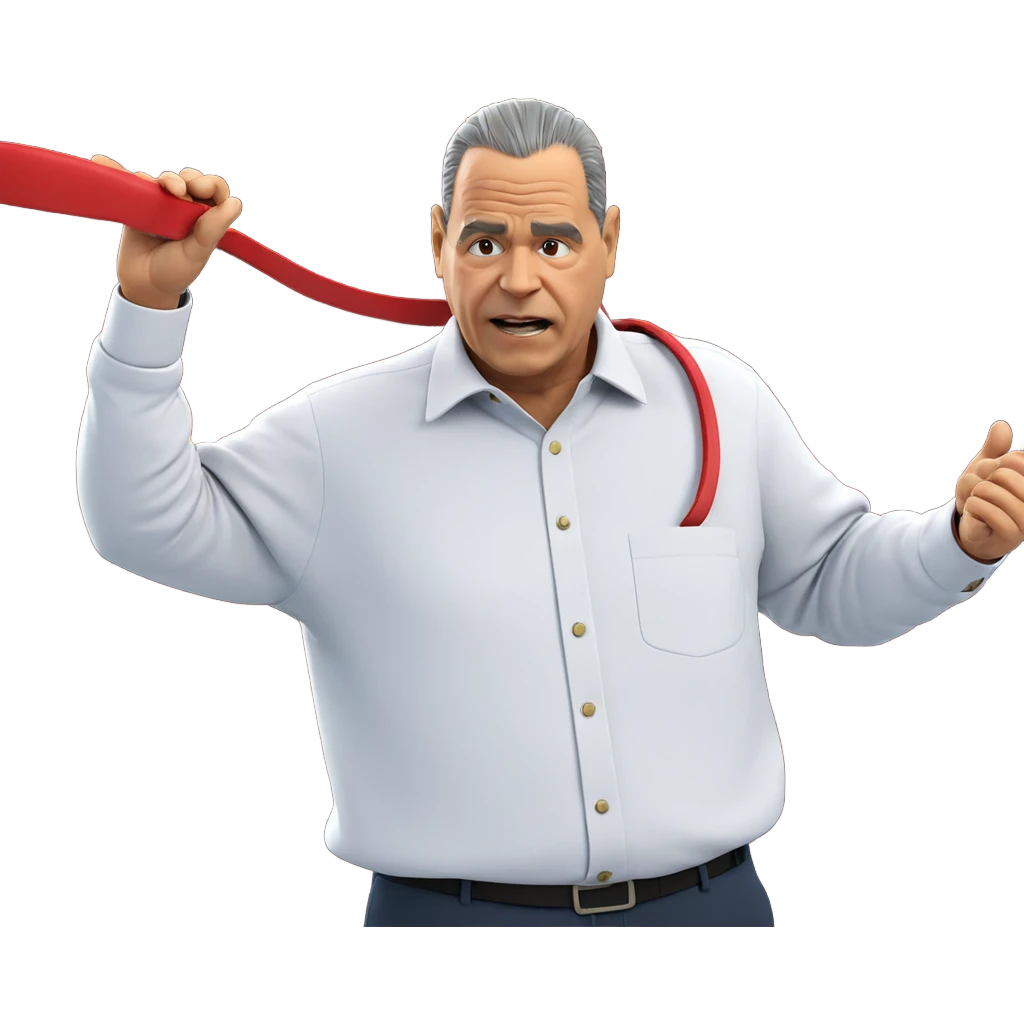 elderly man in collared shirt emoji