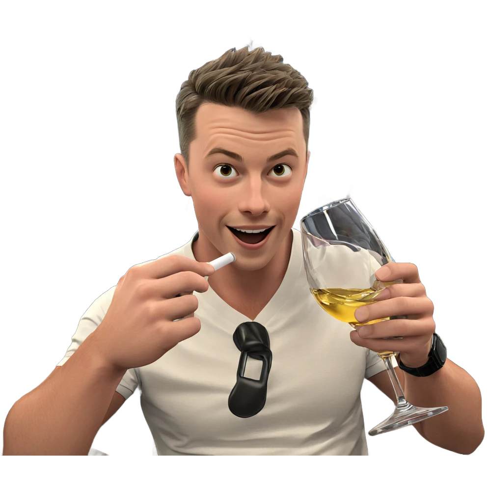 boys enjoying drinks together emoji