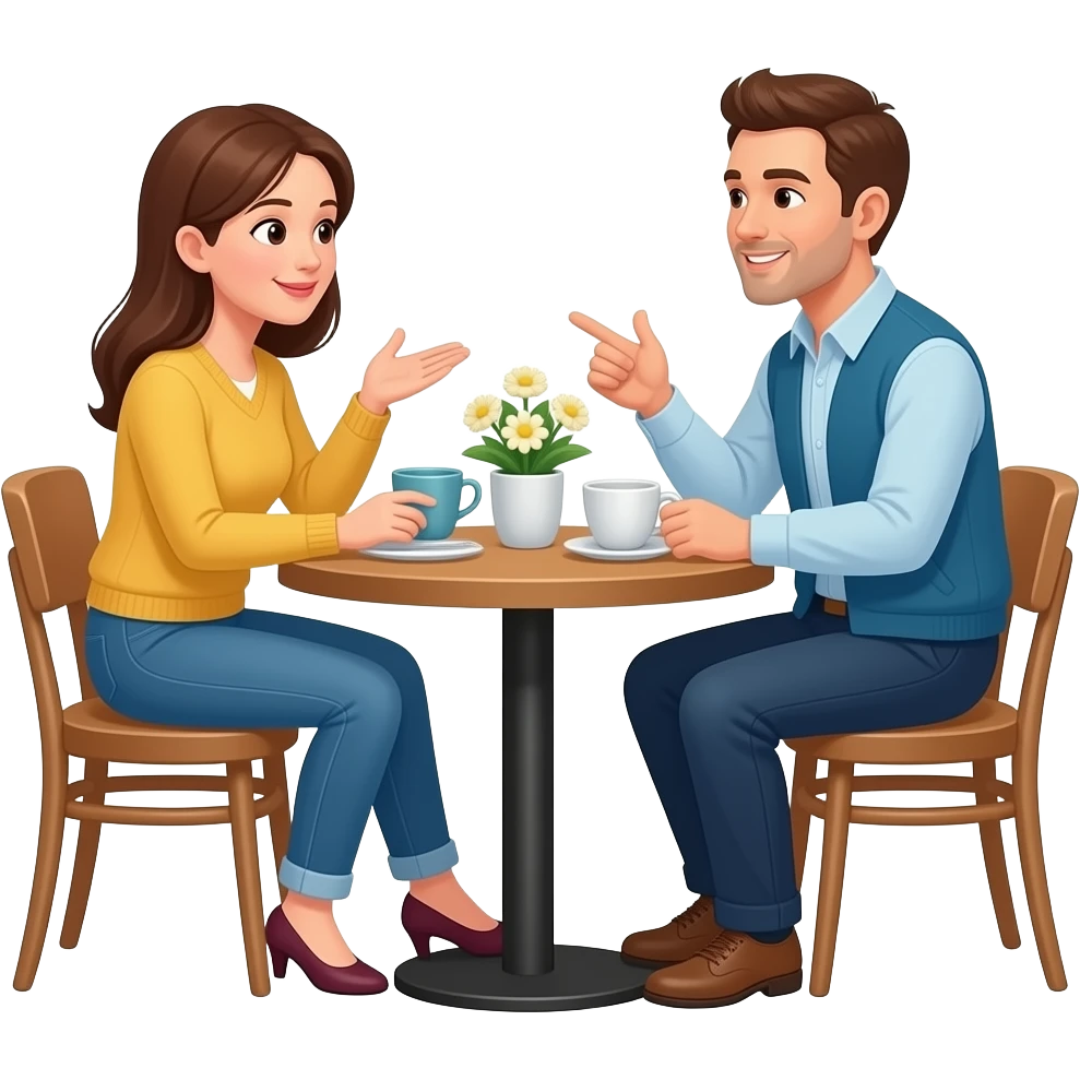 people chatting with eachother emoji