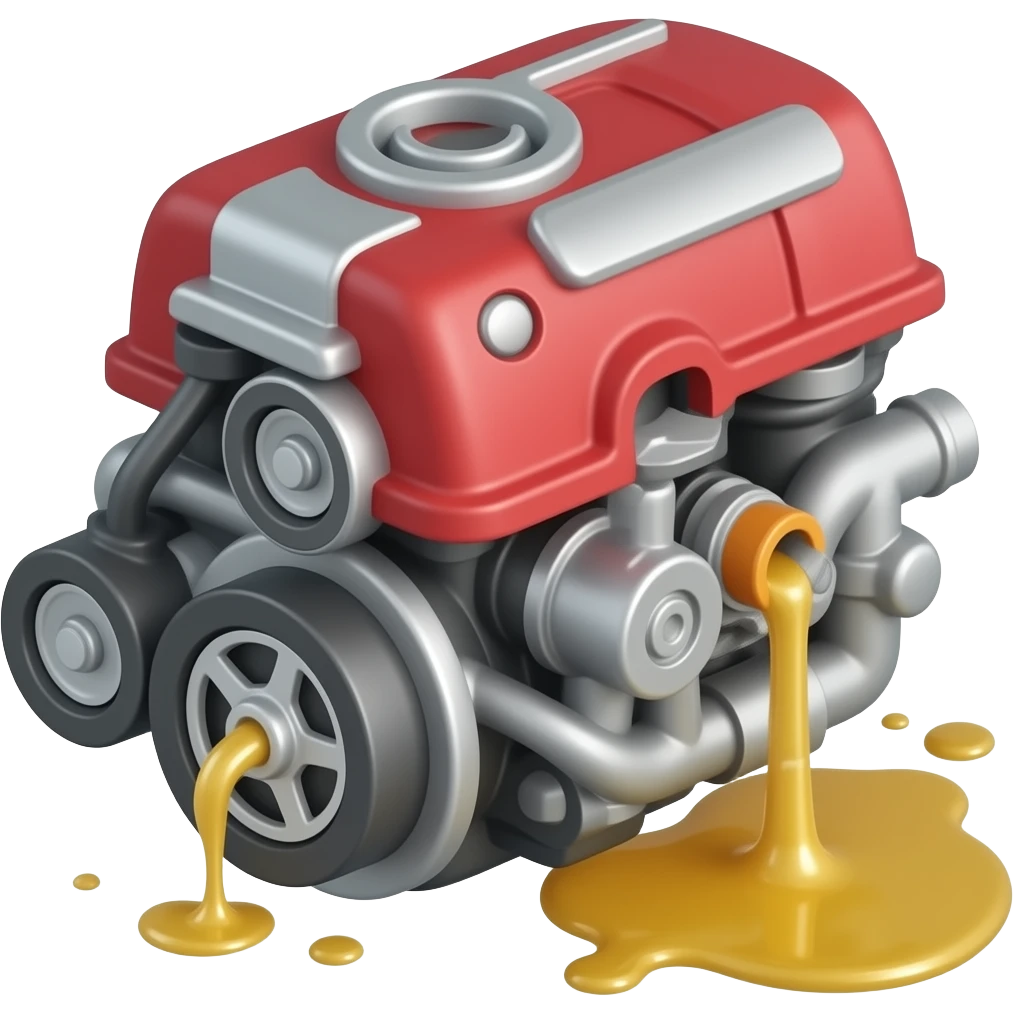 engine leaking oil emoji