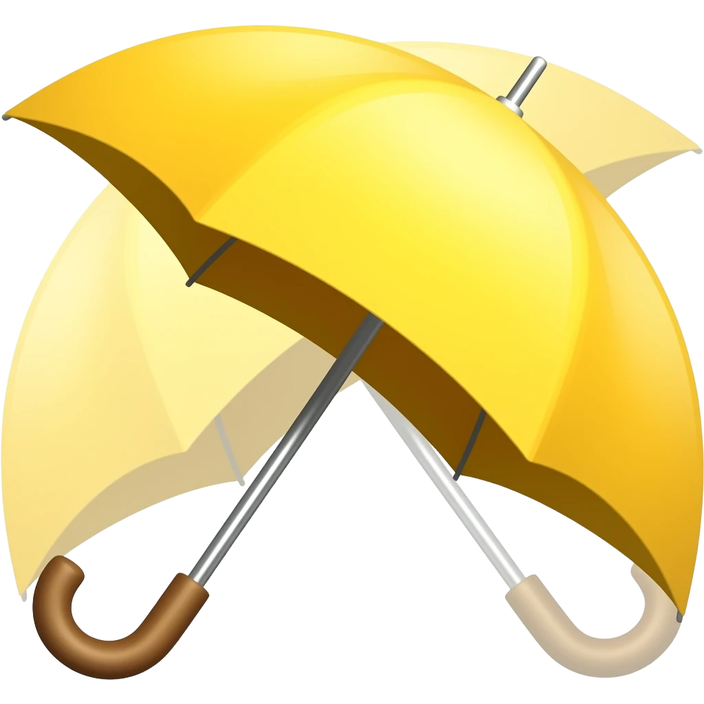 yellow umbrella emoji