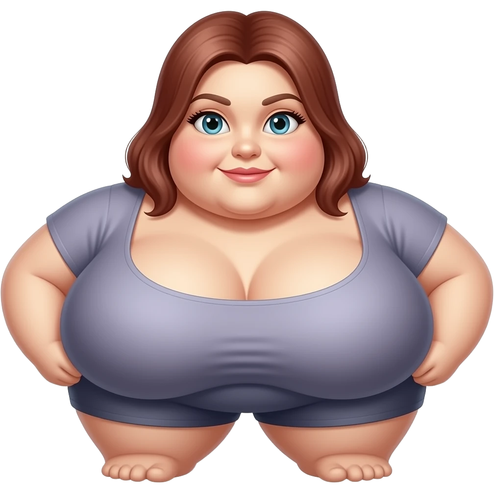 Big booty pussy showing big boobs emoji