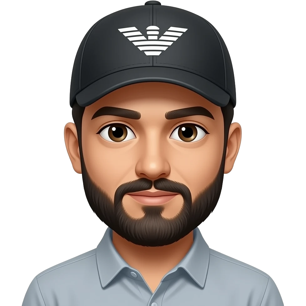 Sufista com boné da empório Armani emoji