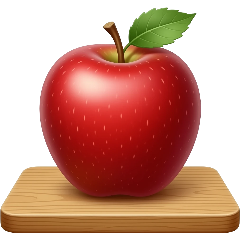 now make it apple style emoji