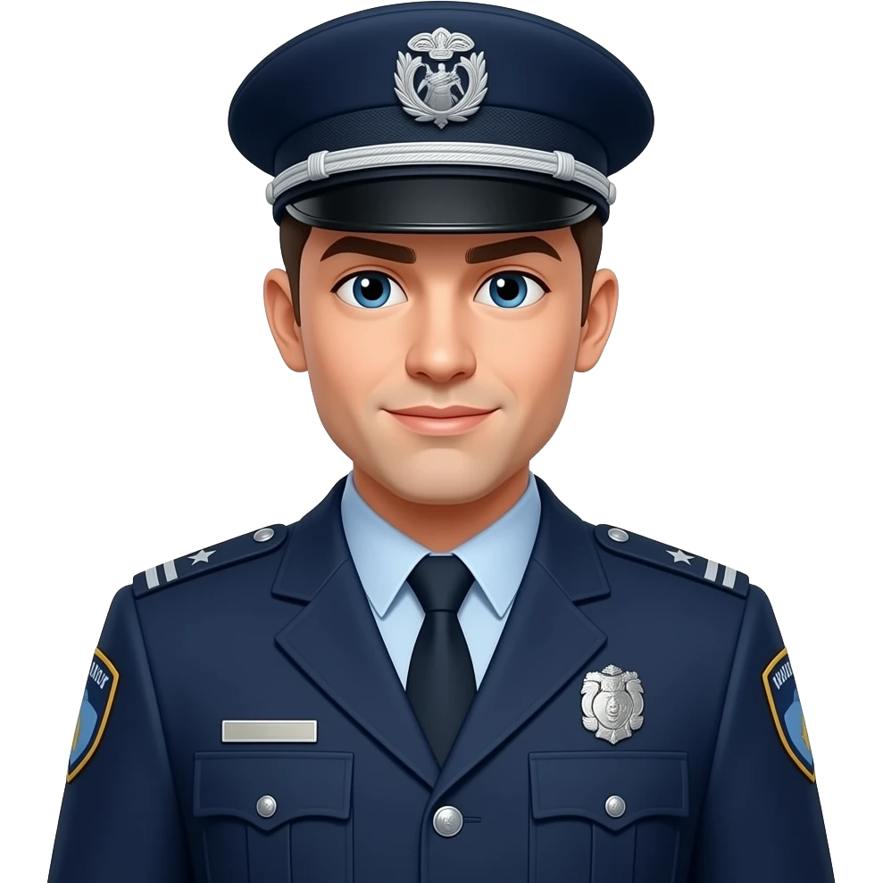 cUADRADO azul marino UNIFORME COMPLETO emoji