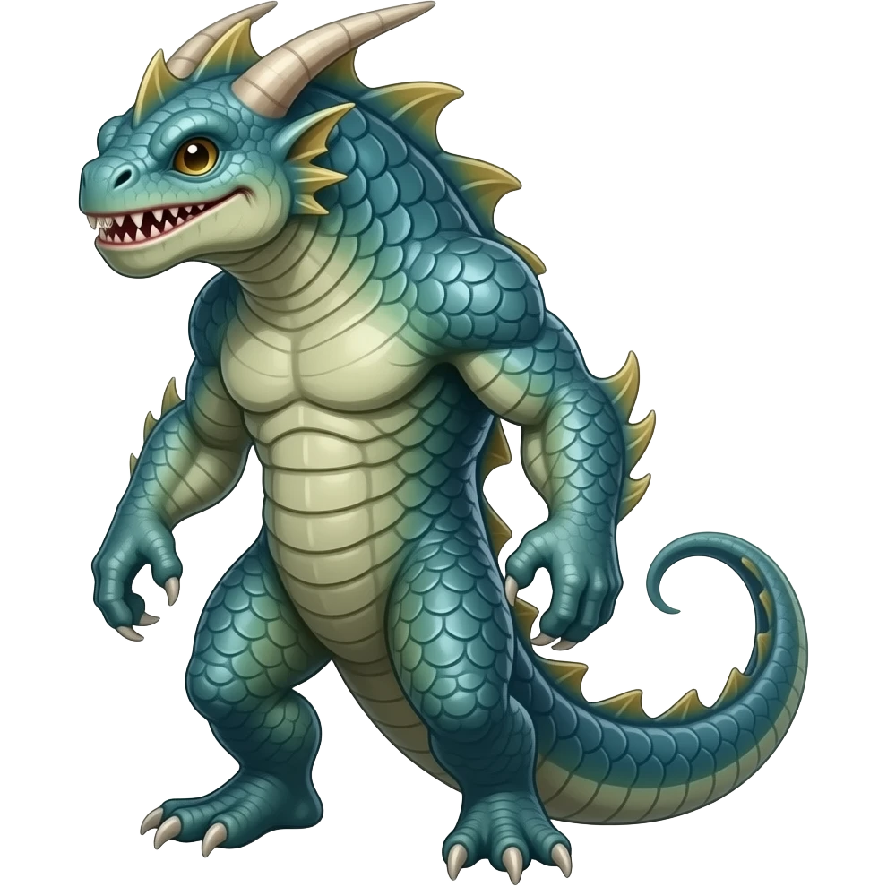 scaly julia beast sea monster sea beast emoji