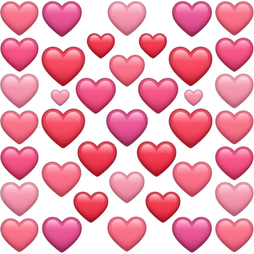 muchos corazones emoji