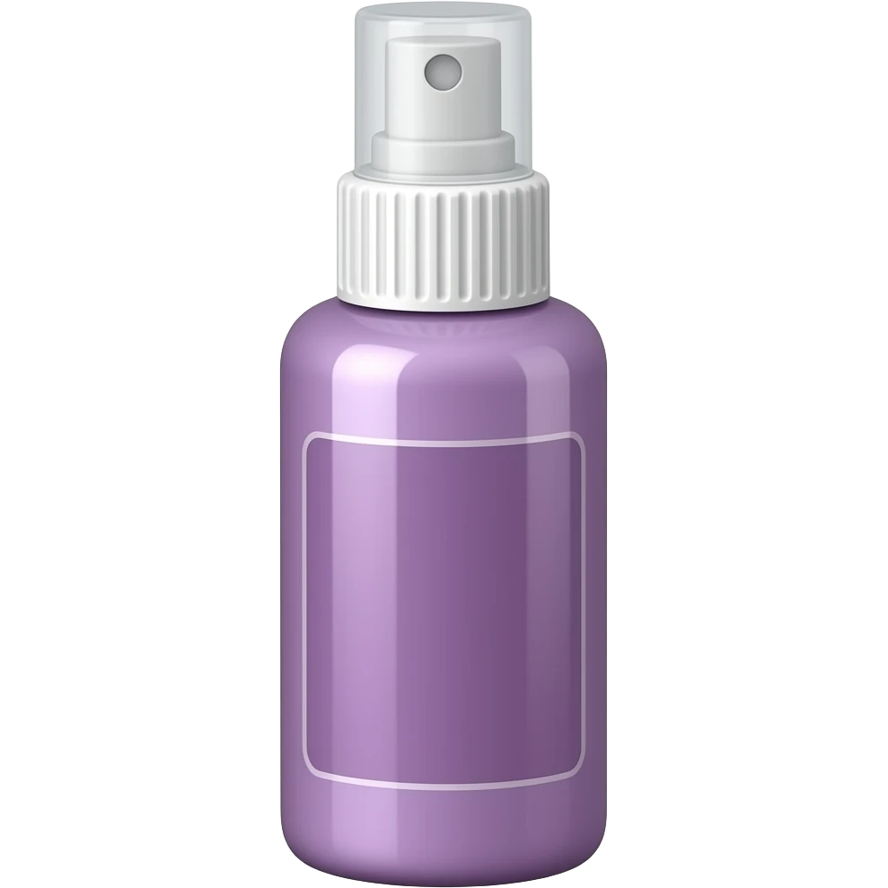 Purple cylinder spray bottle emoji
