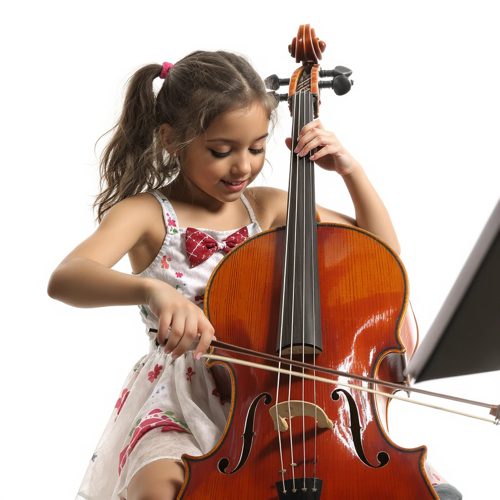 girl playing cello emoji