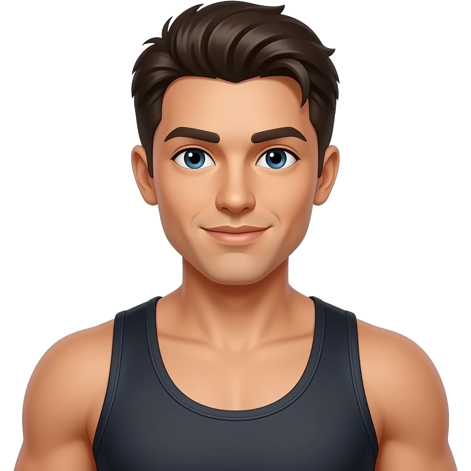 fitness content creator: filming emoji