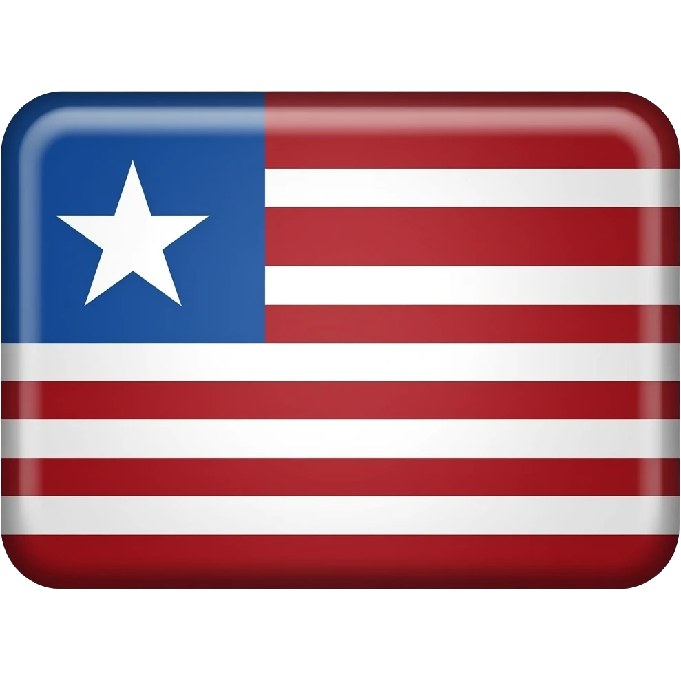 possui nove listras horizontais intercaladas nas cores vermelho, branco e preto, representando a mistura das etnias indígena, branca e negra. No canto superior esquerdo, há um cantão azul com uma estrela branca representando a Beta da constelação de Escorpião. emoji