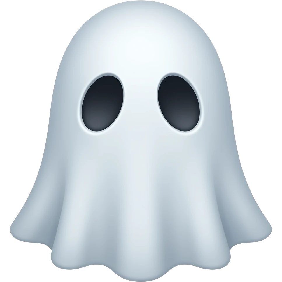 Make a ghost face emoji emoji
