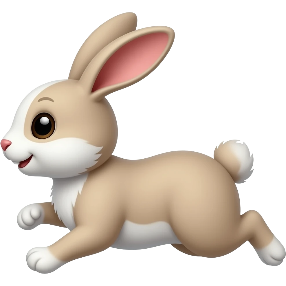 super cute amazing bunny bunny running emoji