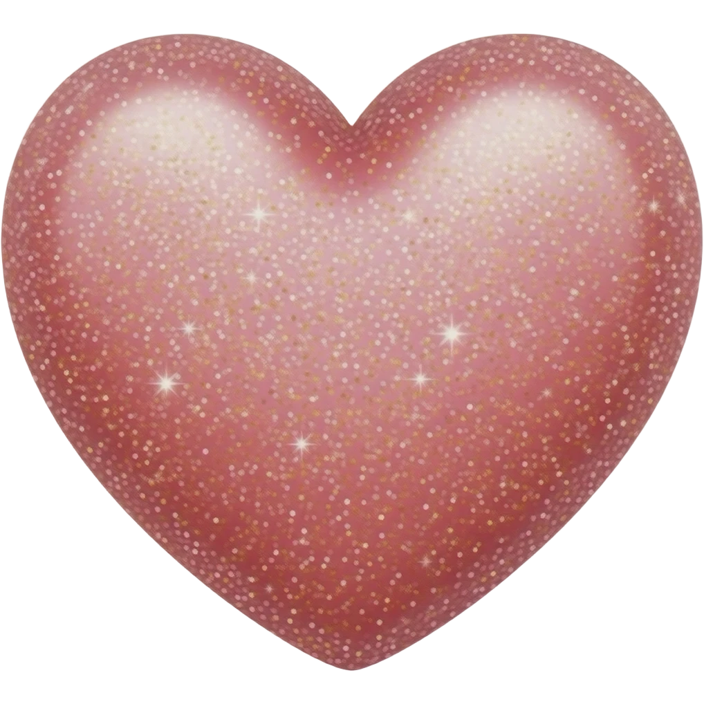 pink heart with golden sparkle emoji