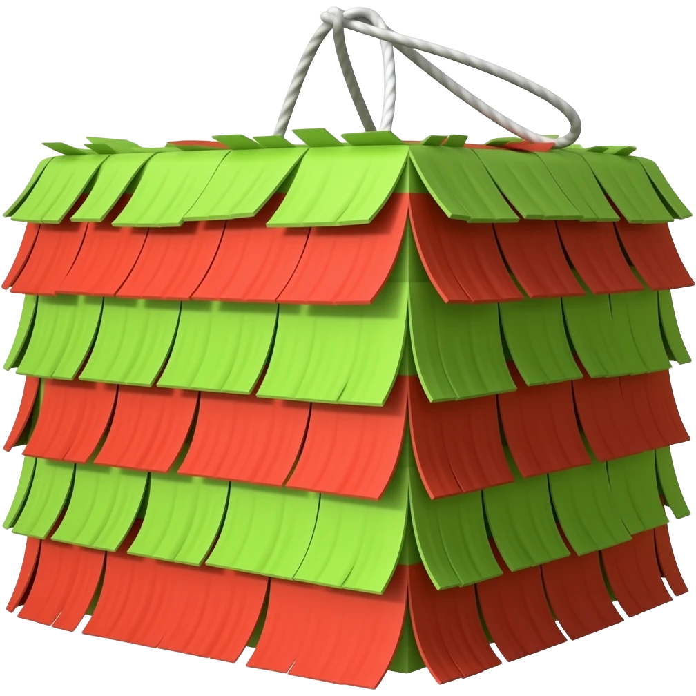 box piñata with string emoji